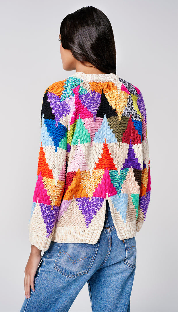 Handknit Crewneck Sweater